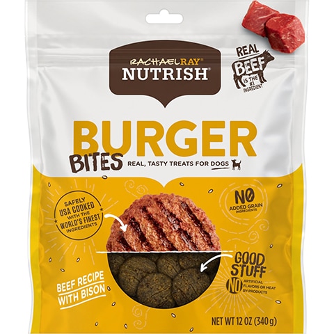 Rachael Ray Nutrish Burger Bites Dog Treats 