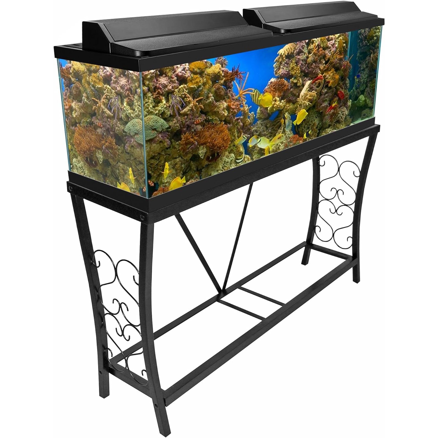Aquatic Fundamentals 55 Gallon Metal Aquarium Stand
