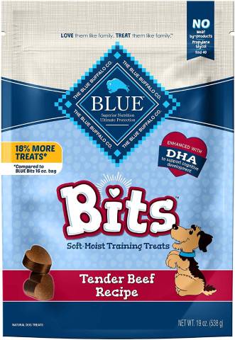 Blue Buffalo Blue Bits Natural Soft-Moist Training Dog Treats