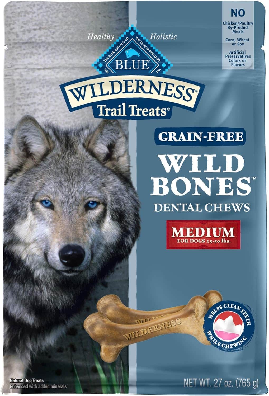 Blue Buffalo Wilderness Wild Bones Dental Treats