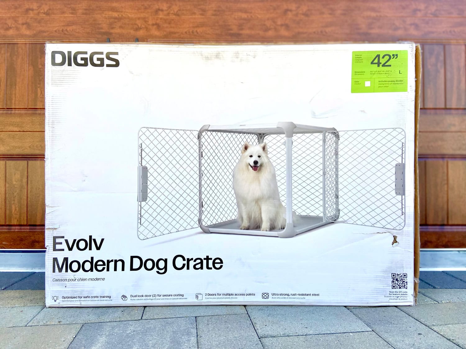 Dog Crate 28 mo Finance DIGGS Evolv Slim Durable Dog Kennel With dog-crate-28-mo-finance-diggs-evolv-slim-durable-dog-kennel-with