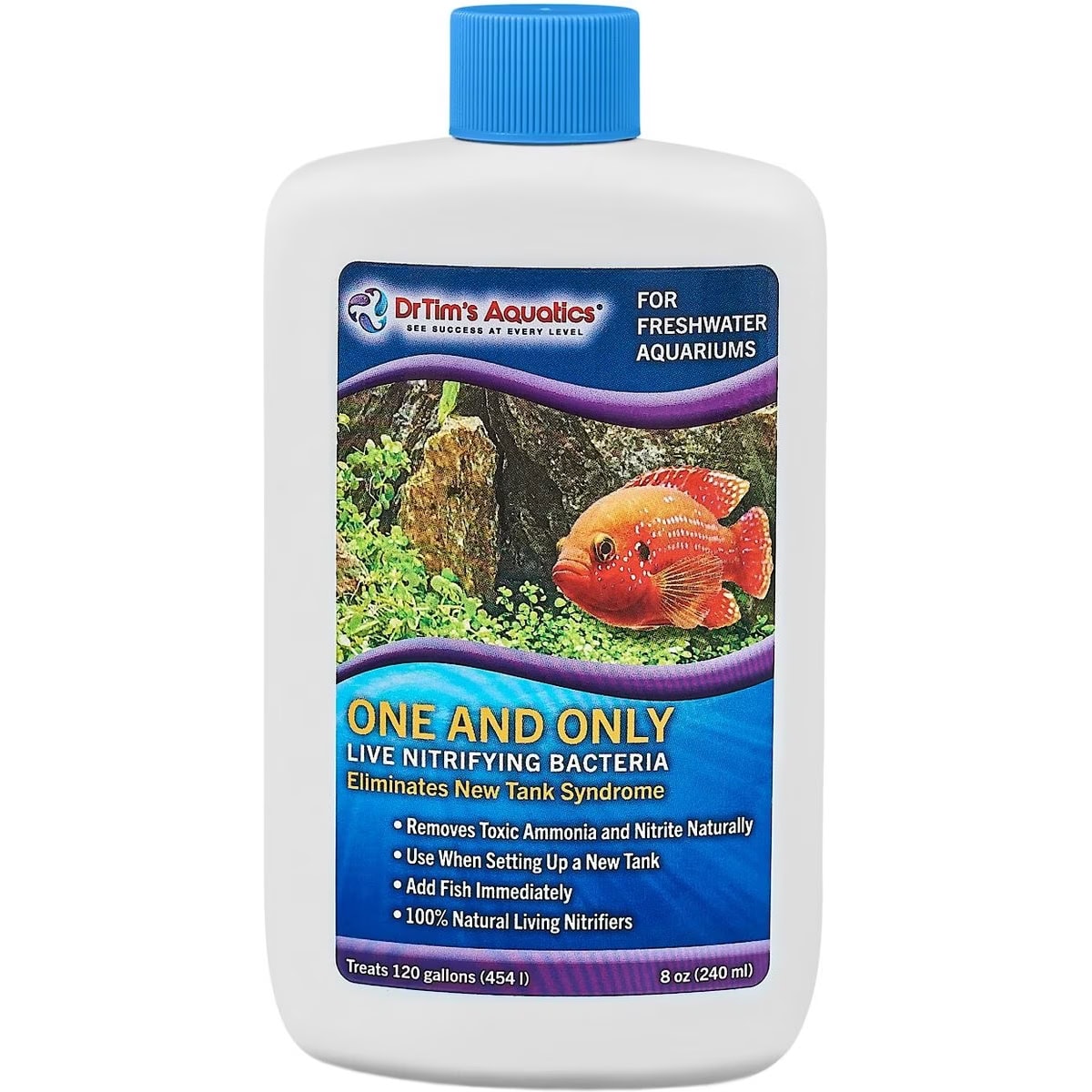 Dr. Tim's Aquatics One & Only Live Nitrifying Bacteria for Freshwater Aquariums