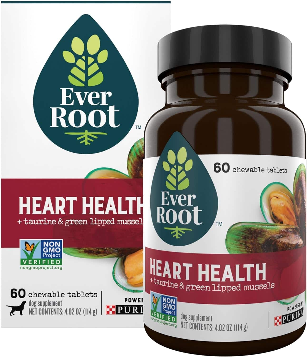 EverRoot Heart Health Dog Supplement