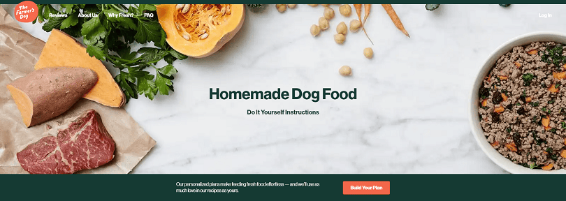 Farmers dog homemade dog food
