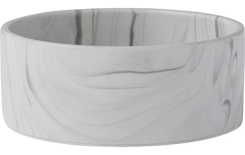 Frisco Marble Design Non-skid Ceramic Dog Bowl