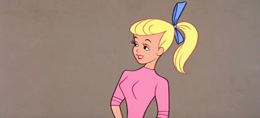 Jeannie from Tom and Jerry smiling