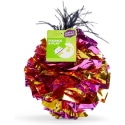 Leaps & Bounds Mylar Ball with Feathers 