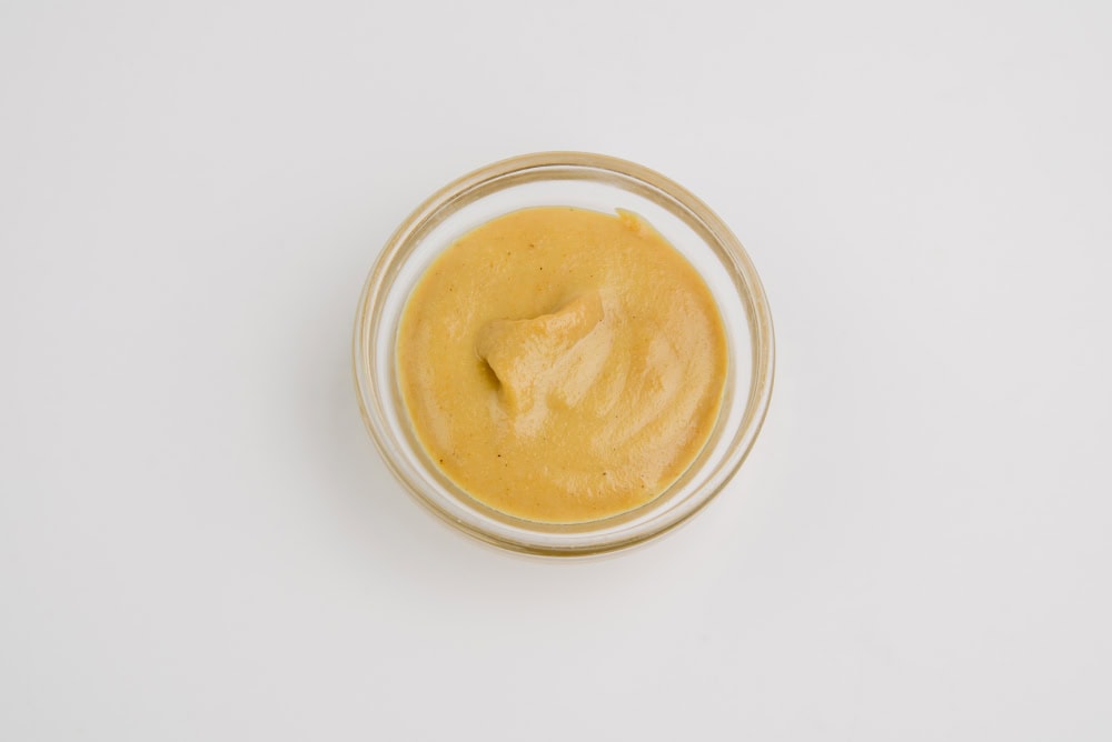 Mustard sauce in a gravy boat