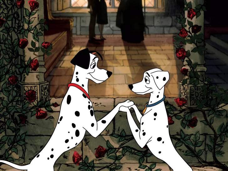 Pongo and Perdita from the movie 101 Dalmatians