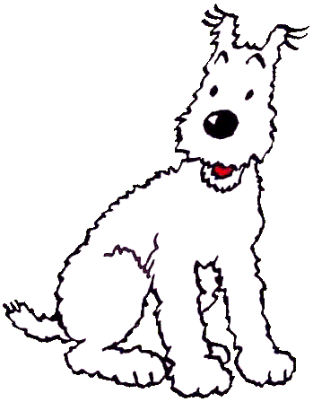 Snowy the Dog from The Adventures of Tintin series
