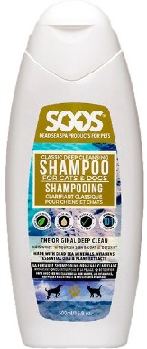 Soos Pets Classic Deep Cleansing Dog & Cat Shampoo