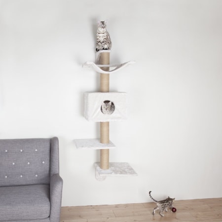 Trixie Dayna 59.8-in Plush Wall Mounted Cat Tree
