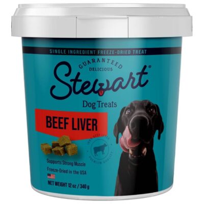 Stewart Beef Liver Freeze-Dried Raw Dog Treats