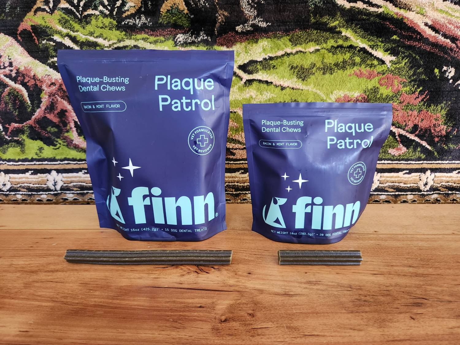 Finn Plaque Patrol Review - two products with packaging